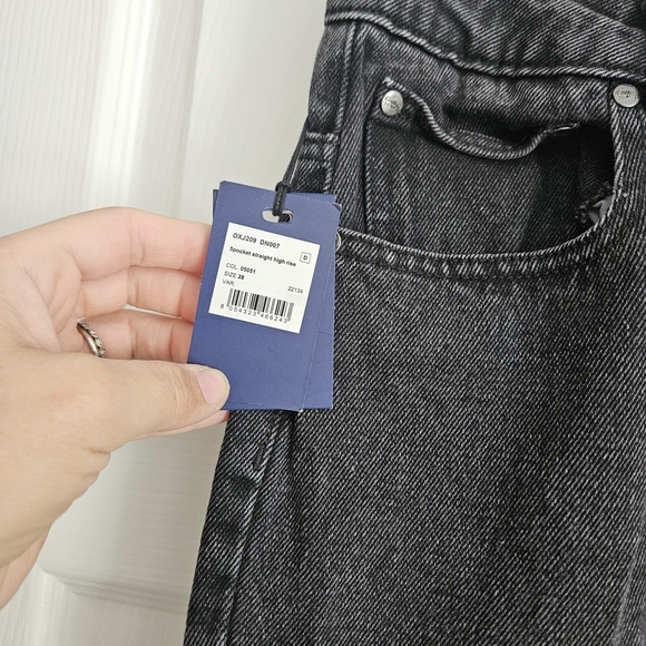 Roberto Cavalli Black High Rise Jeans Classic Elegance - Picture 3 of 8